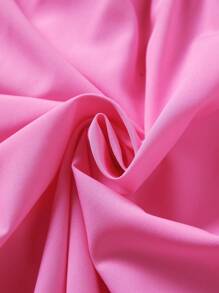 Flirla 大尺碼印花休閒及日常穿著細肩帶裙,適用於春夏 - 粉色 - 查看 4