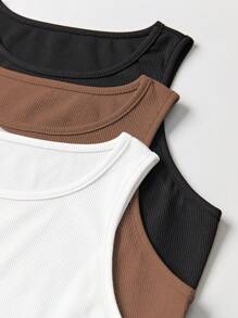 SHEIN Unity Bộ đồ hai mảnh thời trang Hunchun Style Tank Top và quần dài cho nữ - Nhiều màu - Xem 8