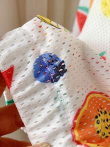 Giacca Con Cappuccio Casual Stampata Con Frutta Divertente Per Bambini Maschi, Perfetta Per I Viaggi - Multicolore - Visualizzare 6