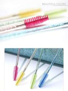 50 piezas desechable Cepillo de pestañas Set - Multicolor - Ver 6