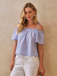 SHEIN A - Xanh và trắng - Xem 5