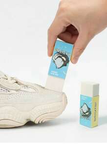 Suricat 1件装 小号白色皮鞋消毒急救绒面革翻盖清洁橡皮擦 - 白色 - 查看 1