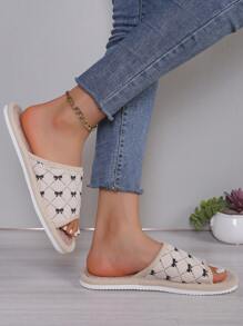 Fall/Winter Fabric Slippers For Women, Anti-Slip Soft Bottom Indoor House Slippers For Home Use, All Season, Summer,Furry Shoes