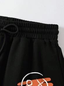 INAWLY Ladies' Fashionable Printed Drawstring Shorts - Multicolor - View 3