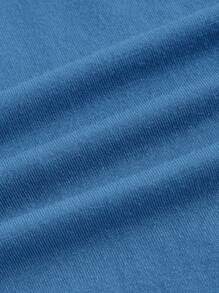 SHEIN ICON Contrast Lace Bow Front Y2k Cami Top - Dusty Blue - View 3