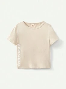 Cozy Pixies 3pcs Newborn Baby Boys' Soft Knitted Alphabet Pattern Round Neck T-Shirt - Multicolor - View 8