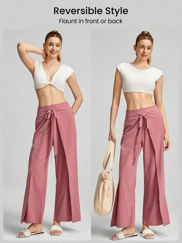 Modal Ribbed Reversible Knotted Crop Tank Studio Daily Summer