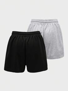 INAWLY Ladies' Fashionable Printed Drawstring Shorts - Multicolor - View 2