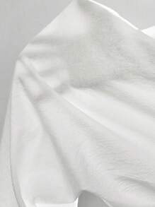 SHEIN EZwear Hose Mit Weitem Bein Und Kordelzug