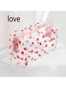 1 cái Dung lượng lớn Trong suốt PVC Túi trang điểm , Du lịch xách tay Đồ tắm rửa
 Cái túi , Cho du lịch , Ngoài trời , Phòng tắm , Hằng ngày , Màu sắc Ngẫu nhiên - Nhiều màu - Xem 6