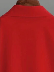 Conjunto de Camisa Roja de Manga Corta y Shorts Negros para Hombre con Estilo y Sencillo - Rojo - Ver 3