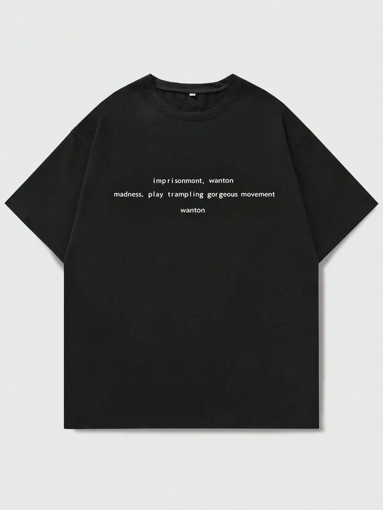 Spring/Summer Casual Graphic Men'S Blurred Portrait Graphic Print Short Sleeve T-Shirt, High Street Vintage