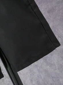 SHEIN Tween Boy Casual Workwear Multi-Pocket Vest 3pcs/Set - Black - View 6