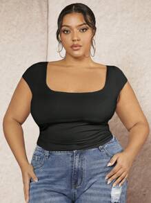 SHEIN BAE Spring Break Cheap Clothes Summer Women Shirts Summer Tops