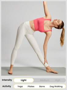 GLOWMODE Women Sports Bras Plain - Coral Pink - View 6