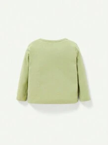 Cozy Pixies 男嬰3入組標語&動物印花T恤 - 棕色 - 查看 4