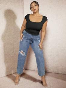 SHEIN BAE Spring Break Cheap Clothes Summer Women Shirts Summer Tops