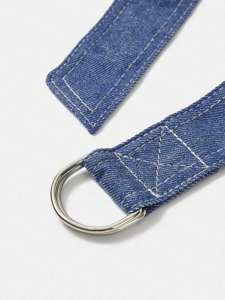 1pc Women's Sxy, Street, Basics Denim/Braided Waist Belt, Suitable For Vacation, School, Picnic