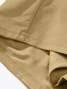 Manfinity Roghcode 男士3入組字母圖案腰部抽繩短褲 - 彩色 - 查看 7