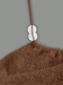 SHEIN ICON Top Blanco De Cuello Halter Con Dobladillo Asimétrico Y Cordón En La Parte Delantera