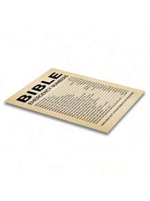 1pc/Set Bible Emergency Numbers - Christian Canvas Wall Decor Printint, This Bible Inspirational Wall Art Is A Vintage Faith Christian Gift For Living Room Decor, Office Decor,Without Frame