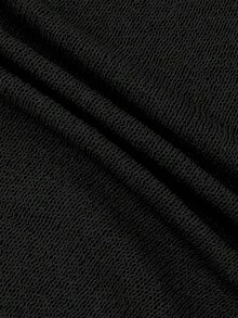 女士休闲优雅无袖系带针织连衣裙，纯色，春夏派对黑色 - 黑色 - 查看 8