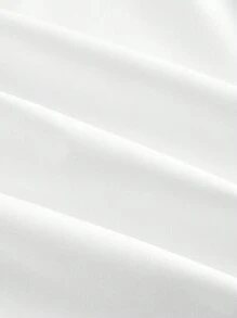 SHEIN MOD Của phụ nữ Trắng Mặt trước xoắn Áo không dây Và Chân váy dài Bộ - trắng - Xem 7