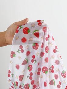 Tween Girl 水果 & Ditsy Floral 分体比基尼套装 夏日海滩 - 彩色 - 查看 5