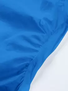 SHEIN EZwear 2pcs/Set Fashionable Knitted Women's Halter Neck Top - Royal Blue - View 3