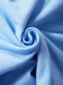 SHEIN Vacaura Tween Boy Summer Color Block Letter Embroidered Fashion Sports Short-Sleeved Polo Shirt - Multicolor - View 6