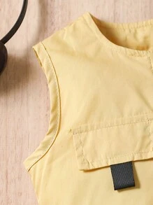 3pcs/Set Baby Girl Racing Car Themed Printed Cami Top, Zipper Vest And Pleated Skirt Cute Streetwear Y2k Daily Outfits, Spring/Summer - Multicolor - View 3