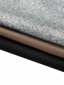 GlowEve Của phụ nữ Đơn giản Màu thuần Ba-mảnh Bộ Lớp cơ sở Xà cạp - màu nâu - Xem 8