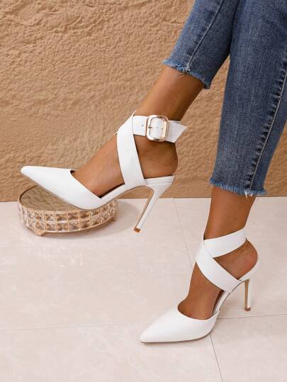 Fall/Winter 2025 Pointed Toe Stiletto Heel Backless Fashion Women's High Heel Shoes, Sexy Black,Elegant,Women Pumps,Elegent