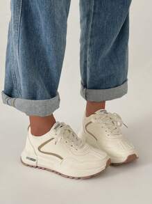 SRSOO 2025 新款学生运动鞋休闲复古德国训练运动鞋百搭校园风厚底硫化女鞋