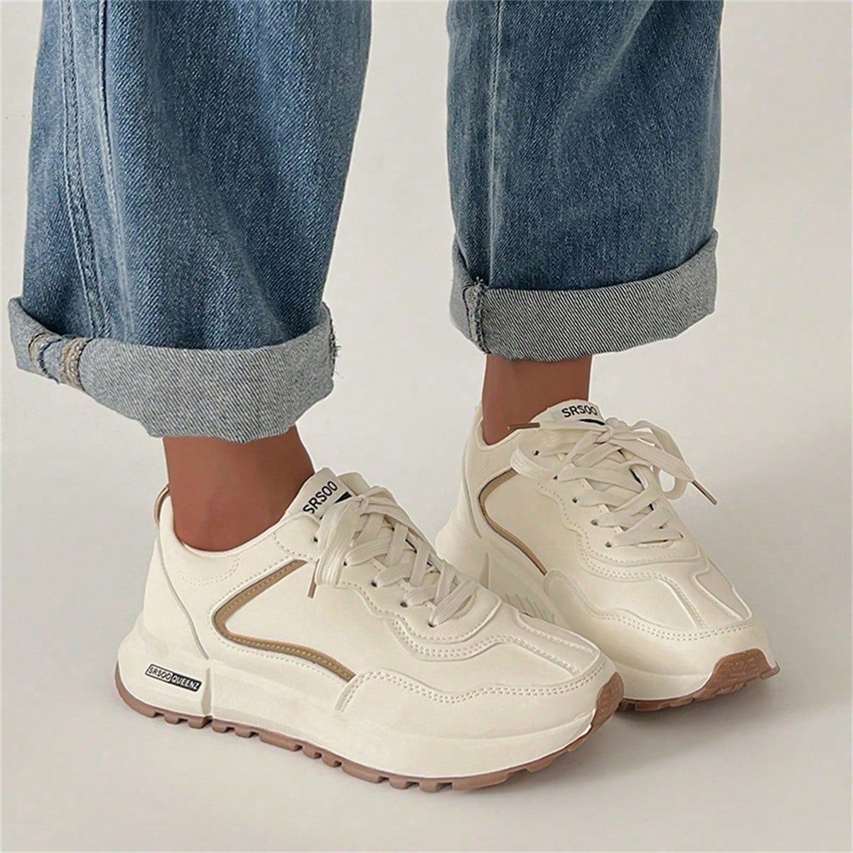 Zapatillas deportivas de estilo escolar casual y retro de 2025, con suela de goma vulcanizada y diseño polivalente para mujer