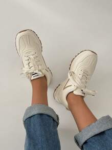 SRSOO 2025 新款学生运动鞋休闲复古德国训练运动鞋百搭校园风厚底硫化女鞋