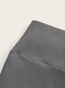 SHEIN 2pcs Teen Girl Elastic Waist Stretchy Undershorts