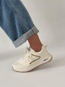 SRSOO 2025 新款学生运动鞋休闲复古德国训练运动鞋百搭校园风厚底硫化女鞋