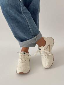 SRSOO 2025 新款学生运动鞋休闲复古德国训练运动鞋百搭校园风厚底硫化女鞋