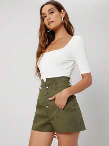 MOTF PREMIUM SCOOP NECK TEE BODYSUIT - White - View 5