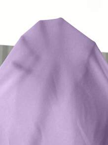 Calvaya Blusa Morada Con Cuello En V De Talla Grande Para Mujer