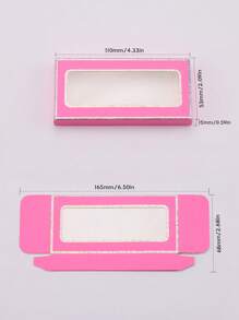 20入組空睫毛紙盒，睫毛盒，睫毛包裝盒，假睫毛專用盒 - 彩色 - 查看 3