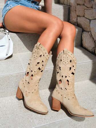 CUCCOO WESTERN BOOTS SHEIN EUQS