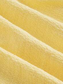 SHEIN MOD Ladies' Romantic Back Bow Tie Yellow Spaghetti Strap Dress For Summer,Pastel Dresses For Women - Yellow - View 4