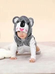 Baby Boys' Sleeveless Bodysuit With Koala Print - Multicolor - View 4