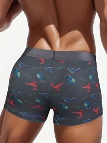 Men's Animal Printed Boxer Briefs - Multicolor - View 2