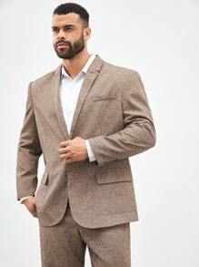 EASEVO Men's Plus Size Woven Casual Blazer Jacket - Multicolor - View 3