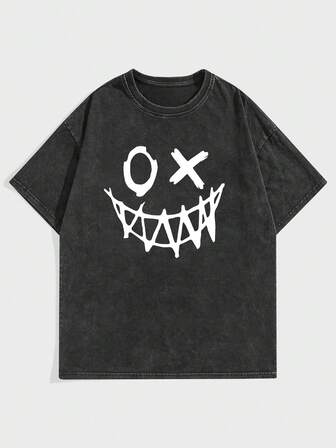 Street Life Ragazzi Maglietta con grafica fumetto tie dye