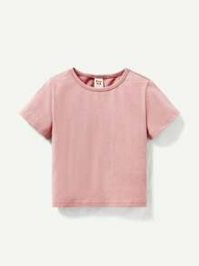 Cozy Pixies Bebé Niña Casual Animal Dibujos Animados Impreso Cuello Redondo Manga Corta Top 3 Piezas Trajes