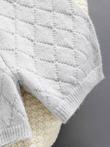 男孩POLO領短袖毛衣套裝